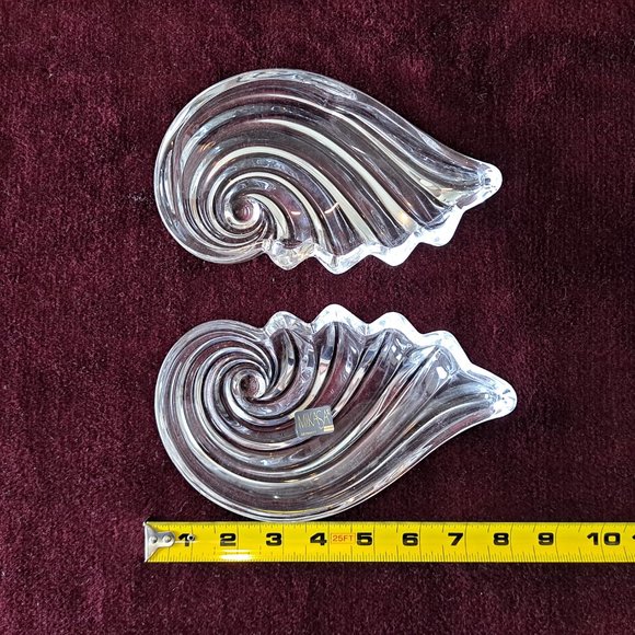 Mikasa Clear Glass Shell- Decorative Covered Trinket Dish - Picture 6 of 8